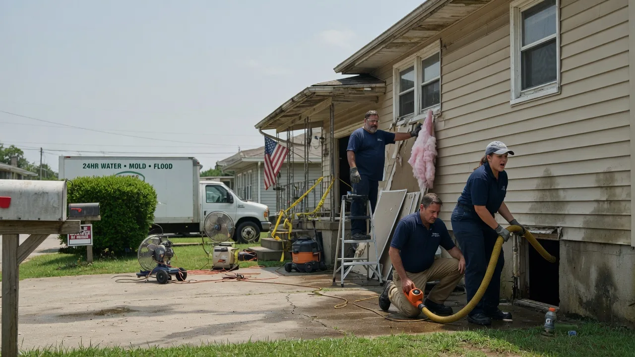 Water Damage Repair in Olney, IL near me